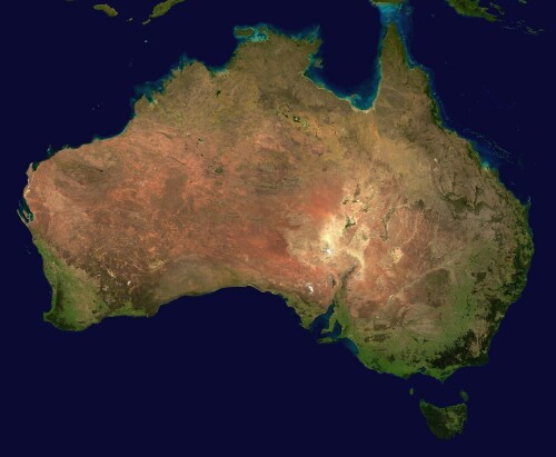 ocean atmosphere aerial view map satellite geography australia earth continent planet pacific astron